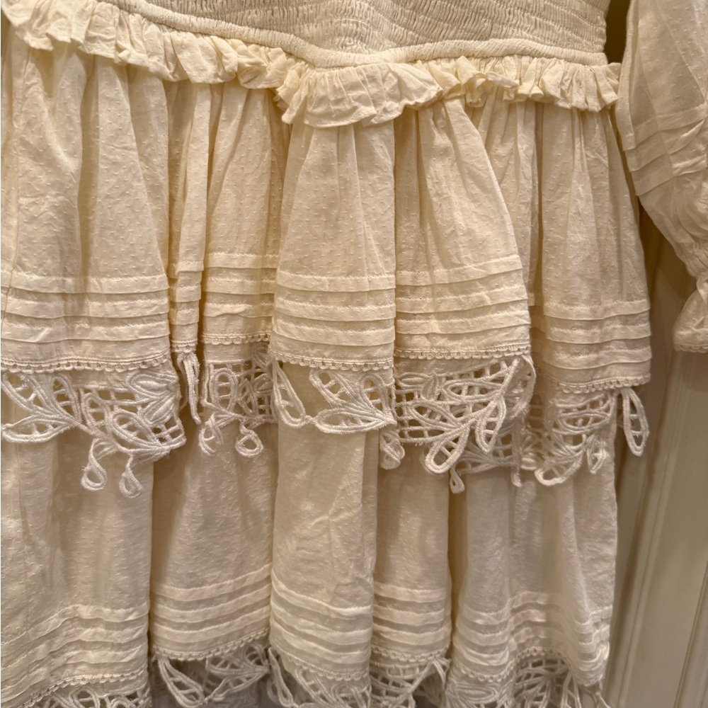 Cleobella Cream Ruffle Dress - Picture 8 of 11